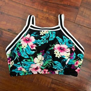 Xhilaration Floral Bikini Top